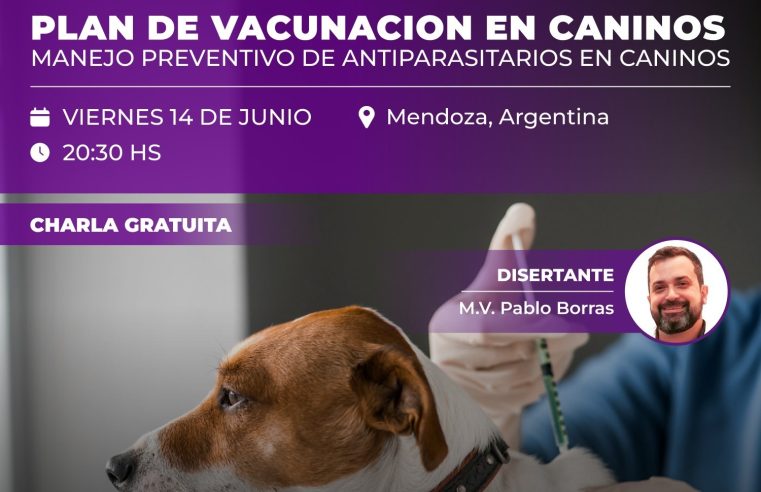 Charla «Plan de Vacunación en Caninos»